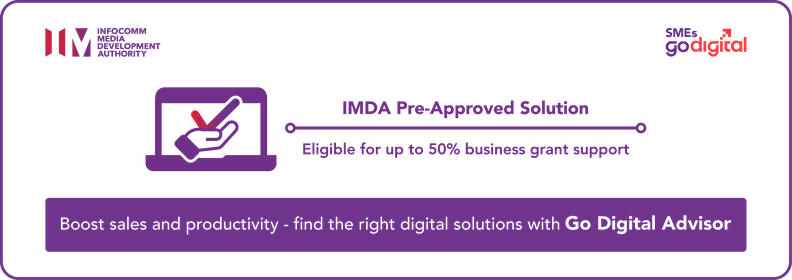 IMDA Pre-Approved Solution under the SMEs Go Digital programme
